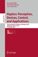 Haptics: Perception, Devices, Control, And Applications Fernando Bello