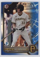 2022 Bowman Draft 1st Edition Blue Foil 130/150 Tres Gonzalez #BD-157 0x4h