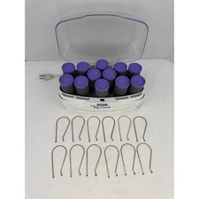 Conair More Big Curls 12 Roller Hair Setter Flocked Velvet Hot Rollers CHV12P