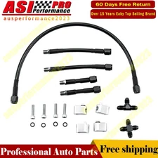 Coolant Steam 4 Corner Port Crossover Hose Kit For LS1 LS3 4.8L | 5.7 5.3 6.0L