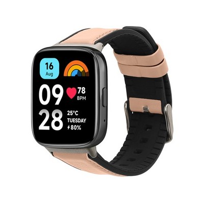 Leder Uhrenarmband für Xiaomi Redmi Watch 3 Active Redmi Watch 3 Lite Armband