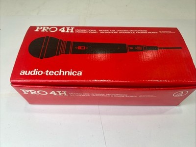 Audio-Technica PRO 4H Dynamic Microphone w Box Cable 16ft NOS