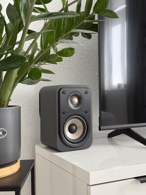 Polk Audio Signature Elite ES10 Schwarz Regallautsprecher passiv  (1 Paar)