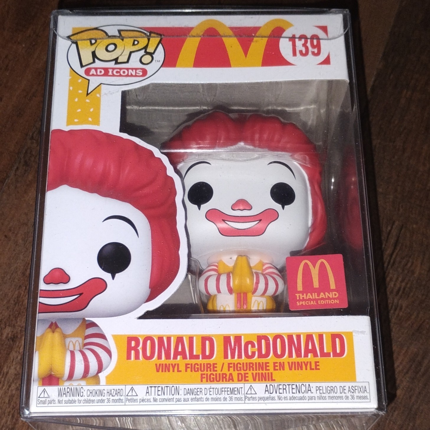 Funko Pop! Vinyl Ronald McDonald #139 McDonald's Thailand Special Edition Figure