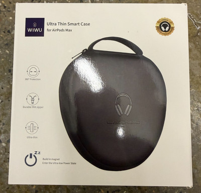 NEW WIWU Apple AirPods Max Ultra Thin Smart Travel Case with Sleep Mode
