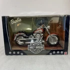 Vintage 1999 Barbie Harley Davidson Fat Boy Motorcycle 23116 Mattel New In Box