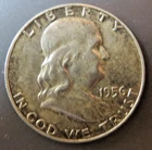 1956 Franklin Silver Half-Dollar