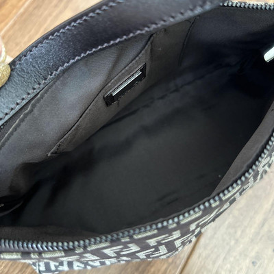 その他 s Fendi Canvas Handbag Auth Black Medium Women Italy 115853 | eBay
