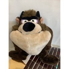 Vintage Taz Manian Tasmanian Devil Looney Tunes 1971 Mighty Star 12" D3 Plush
