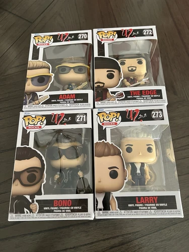U2 Funko Pops / Set Of 4 - Will Sell Individually