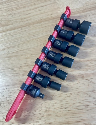 #ad #ad GearWrench 1 4” SAE 6pc. Impact Universal Wobble Socket Set 84904 w Bonus NEW $44.99