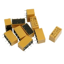 uxcell 10 Pcs DC 12V Coil DPDT 8 Pin PCB General Purpose Power Relay HK19F