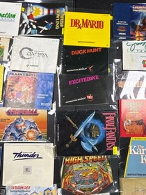 NES Manual Lot