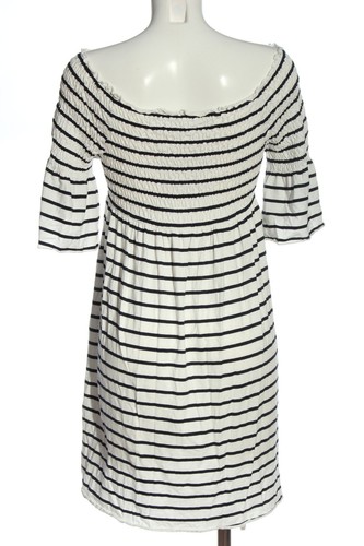 C&A Mini vestido Mujeres Talla EU 38 blanco puro-negro look casual - Imagen 2 de 5