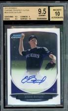 Eddie Butler Rookie Card 2013 Bowman Chrome Prospect Autos #EB BGS 9.5