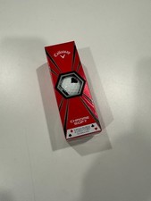 Brand NEW 3 x Callaway Chrome Soft Spades Logo Golf Balls TRUVIS Technology