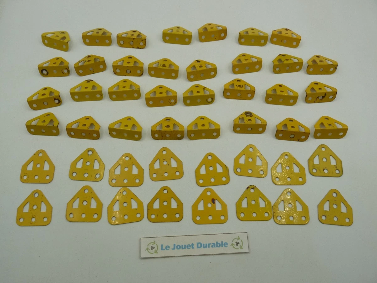 Lot de pieces MECCANO anciennes gravèes +700pcs - FR