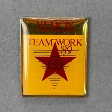 Xerox Teamwork "89 Vintage Lapel Pin