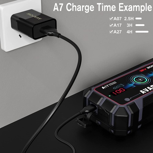 Ultra-Light A68 Jump Starter with Fast 18W Charger for All Gas & Diesel Engines - Picture 10 of 10