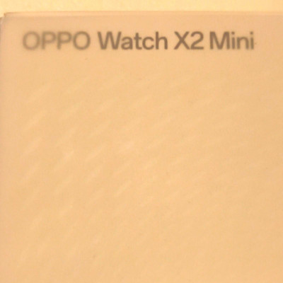 OPPO Watch X2 Mini Smartwatch 44 mm Gold Edelstahl, Lederarmband, Android