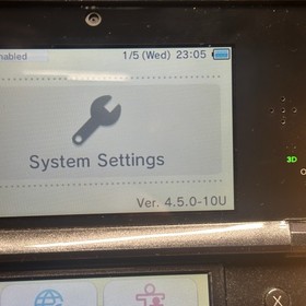 Nintendo 3DS Console Black Edition With Charger US System Works