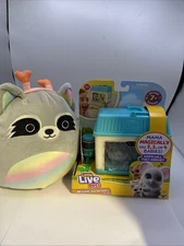 (2) Moose Toys Little Live Pets Mama Surprise! & Squishmallows