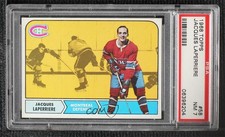 1968-69 Topps Jacques Laperriere #58 PSA 7 HOF 0h75