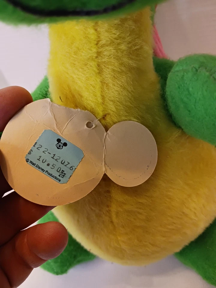 Pete's Dragon Disney Vintage California Stuffed Toys Plush 14" Elliot 1970s Tag - Image 3 of 4