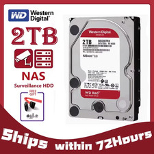 WD Red 2TB NAS Internal Hard Drive SATA 6GB/s 5400RPM 64MB Cache
