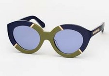 Karen Walker Blue/Sage Sunglasses Flowerpatch 