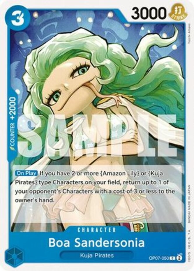 NM-Mint, English One Piece Boa Sandersonia - OP07-050 - C 500 Years in the Futur