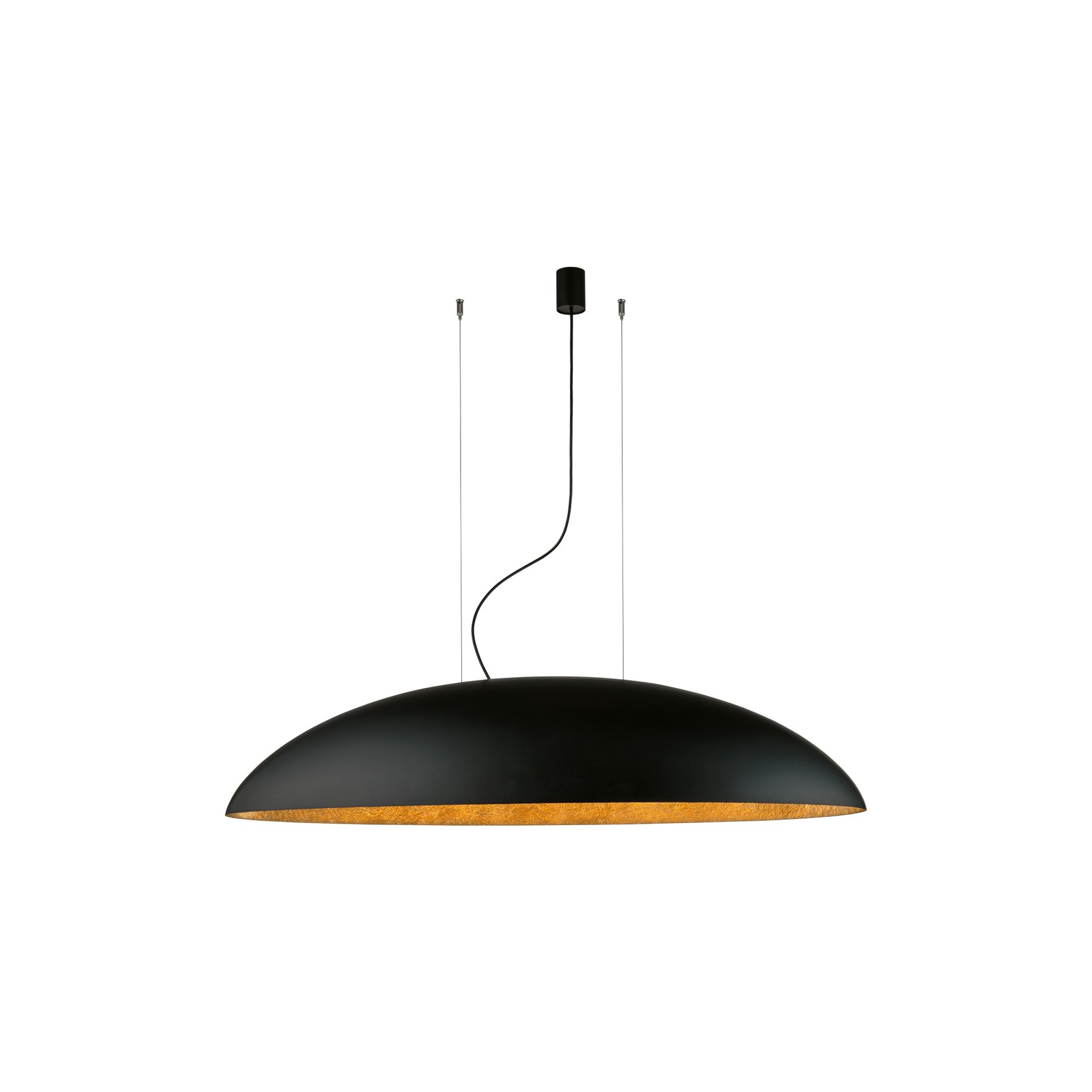 CANOE V BLACK/ GOLD HANGING SOCKET 5X E27/ 25W IP20 7926