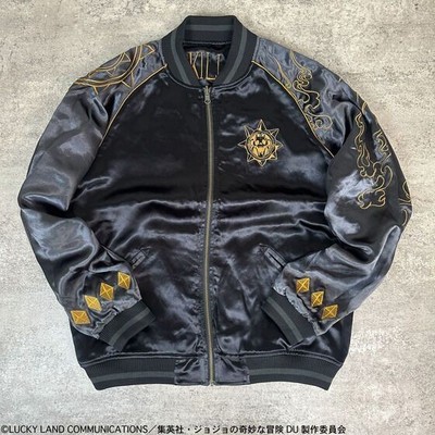 BANDAI JoJo's Bizarre Adventure Diamond is Unbreakable L Satin Jacket