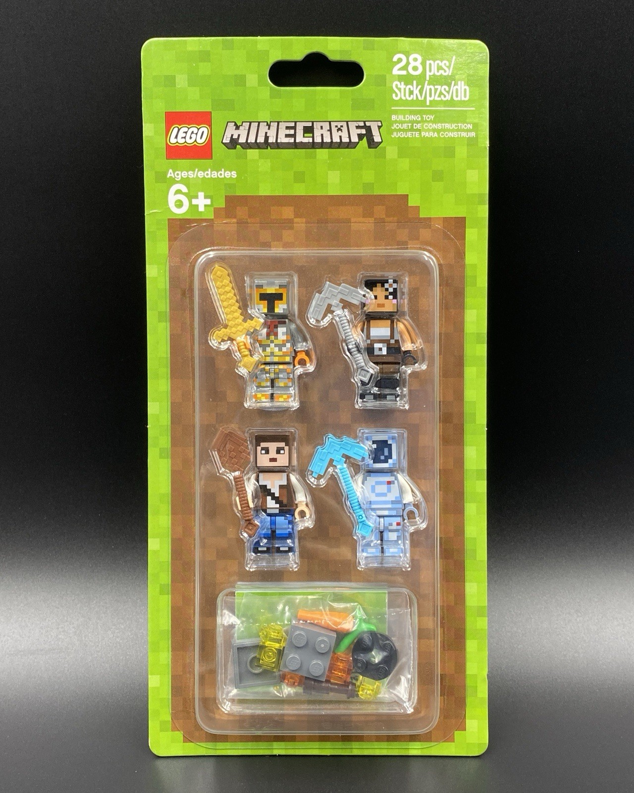 LEGO Minecraft Skin Pack 853610 for Custom Minifigure Designs  