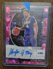 2020-21 PRIZM DRAFT PICKS PROSPECT PINK ICE PRIZM SKYLAR MAYS AUTOGRAPH RC LSC