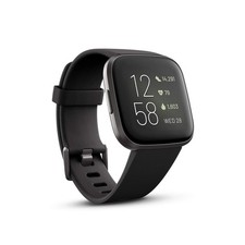Fitbit FB507BKBK-FRCJK Versa 2 Health  Fitness Smartwatch with Heart Rate -