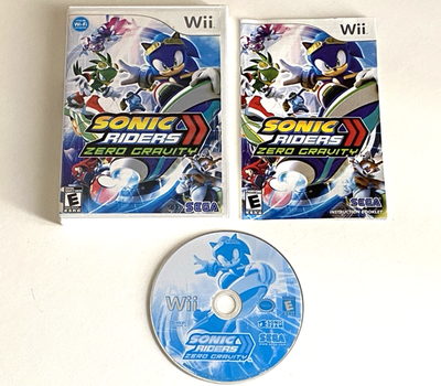Sonic Riders Zero Gravity Nintendo Wii Complete Game Disc Case