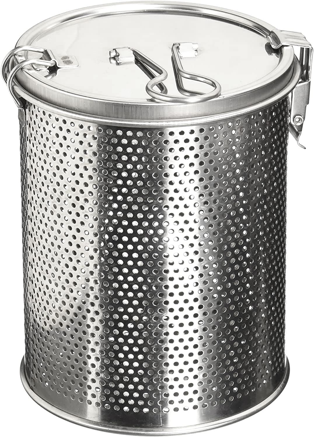 Commercial Grade D 3.9" X H 5.3" Genuine Stainless Steel 18/8 Perforated Straine