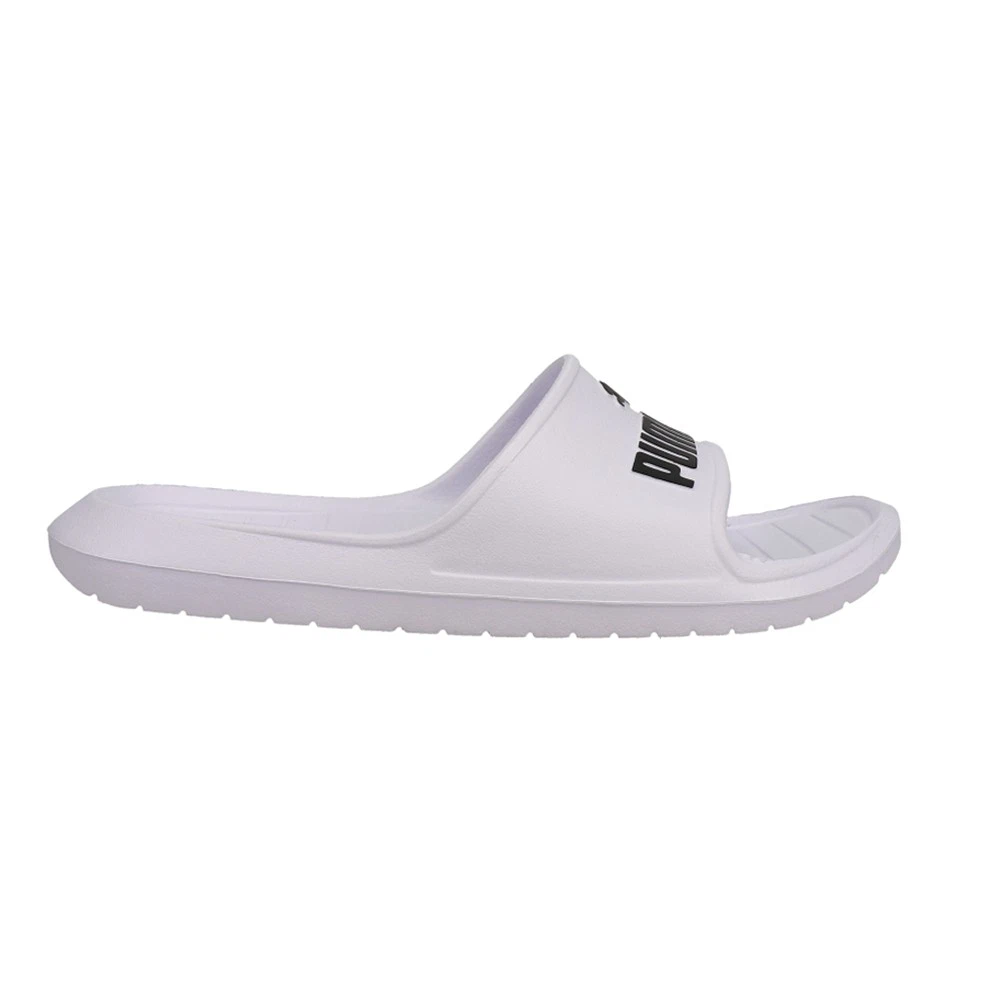 Puma Divecat V2 Slide sandali casual bianchi da uomo 369400 02