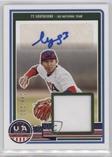 2023 USA Baseball Stars & Stripes Signature Materials Ty Southisene Auto 0bt4