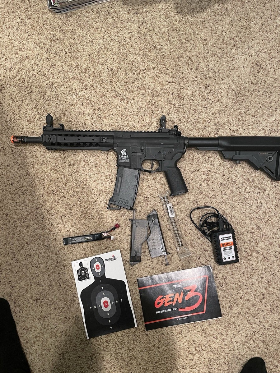 Lancer Tactical Gen 3 Programmable Trigger M4 Airsoft Gun | eBay
