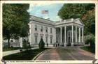 Postcard: "HITE HOUSE, PRESIDENT'S ENTRANCE, WASHINGTON, D. C.