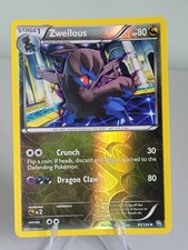 Pokemon Card, Zweilous, Reverse Holo, Dragons Exalted, 95/124