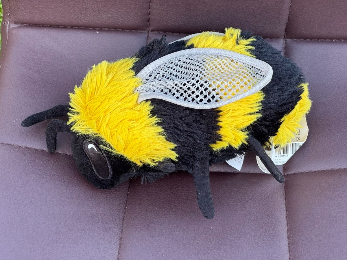 SUNSK Peluche Abeille Jaune 20 Cm – Doudou Tout Doux – Câlin Et Lavable – Cadeau Enfant