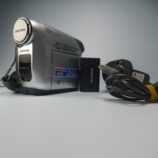 Samsung VP-D361 Handheld MiniDV Cassette Camcorder Silver Tested Full Set