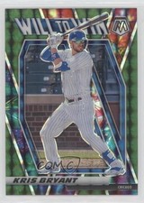 2021 Panini Mosaic Will to Win Green Mosaic Prizm Kris Bryant #WTW3 f2v