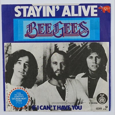 Bee Gees - Stayin' Alive 7'' Single 1978