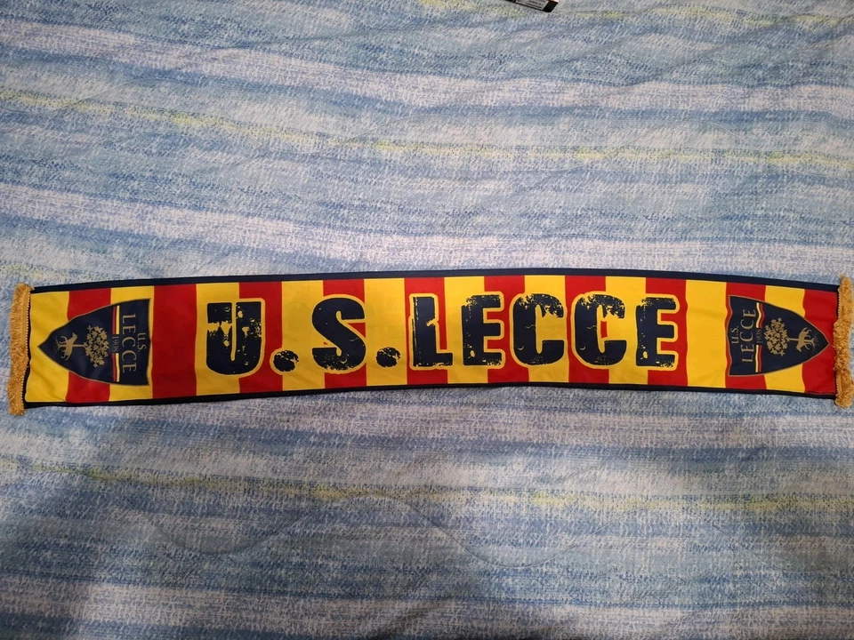 SCIARPA SCARF ULTRAS CALCIO U.S. US LECCE CURVA STADIO PUGLIA  - Immagine 2 di 4