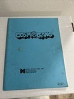 Cosmo Gang Data East Arcade Game OWNERS manual