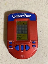 VTG Milton Bradley Connect Four 4 Electronic Handheld Travel Game 2002 Tested